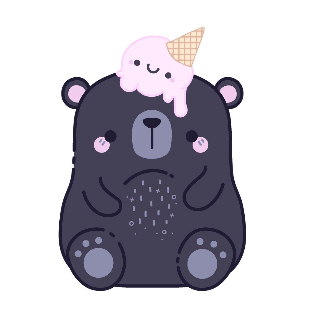 Ice Cream Hat Bear 4